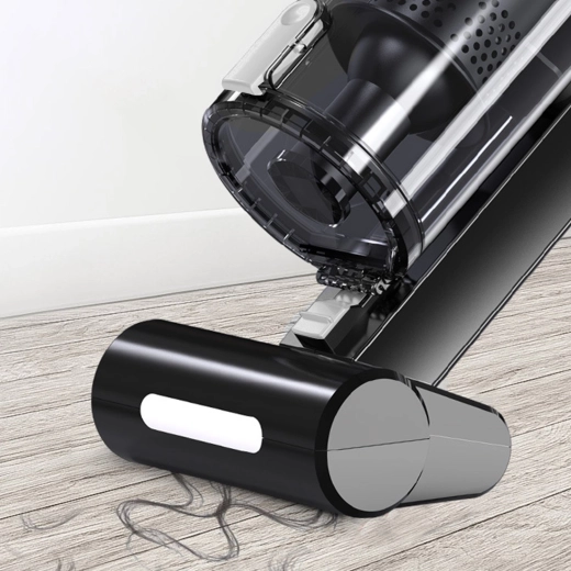 Motorized turbo brush with LED lighting