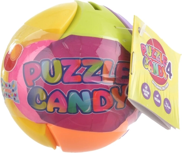 Candies in a puzzle ball with toy 15 g