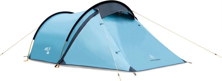 Туристическа палатка за 2 души NILS Camp North Peak синя