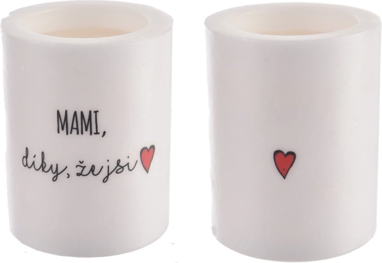 Scented candle in a glass jar “Mom, thank you for being you”