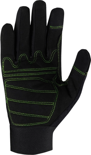 Reinforced palm for durability and a secure grip