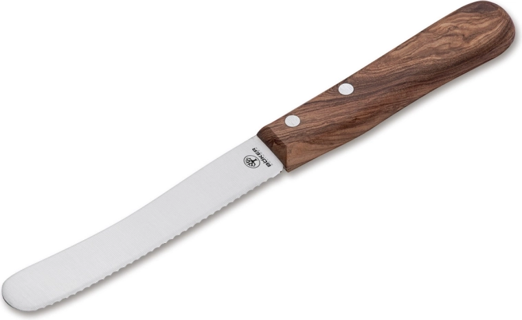 Butter and Pastry Knife with Olive Wood BÖKER Manufaktur Solingen Classic 11.4 cm