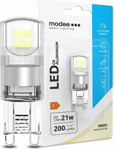 LED Bulb G9 Aluminum 1.9 W Neutral White MODEE