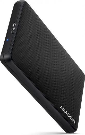 Пластмасова безвинтова външна кутия 2.5 SATA 6G, черна