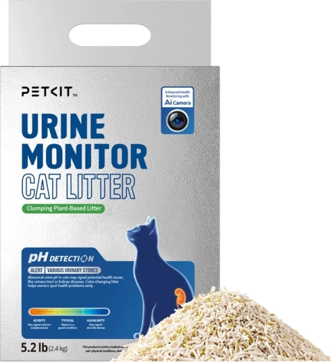 Petkit Urine Monitor – бучкуваща растителна тоалетна постелка с индикация на pH - 1 брой