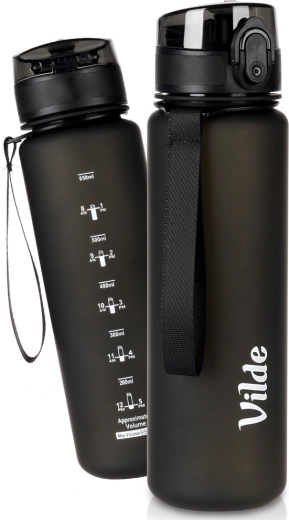 Vilde Black Water Bottle 650 ml