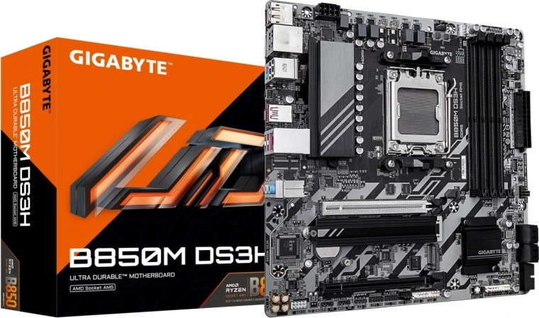 Gigabyte B850M DS3H – дънна платка AM5 за игри