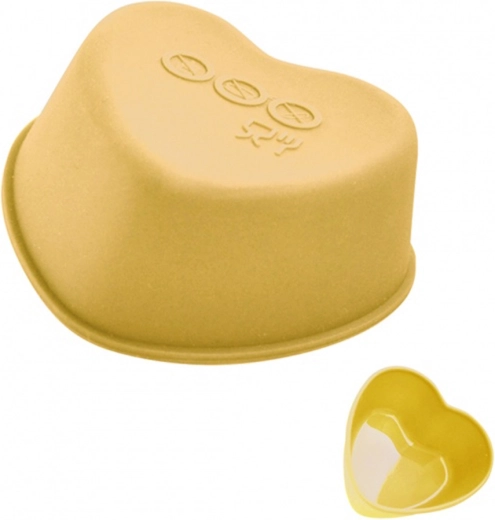 TORO baking silicone muffin cups in a heart shape 7.5 cm (3 pcs)