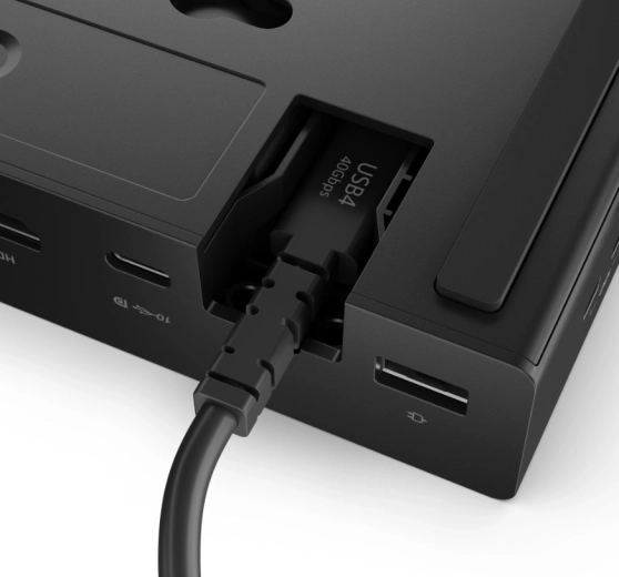 Fast connection via USB4 40 Gb/s