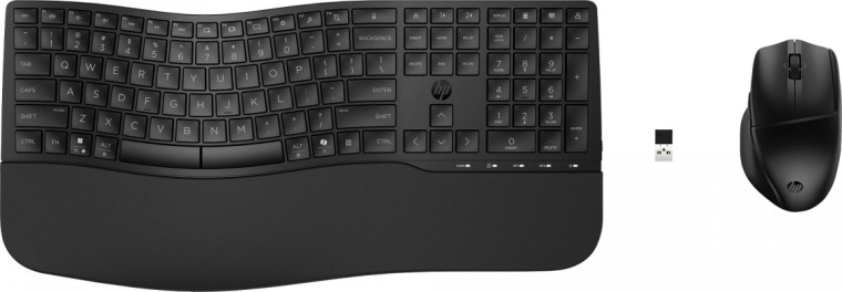 HP 680 Comfort Dual‑Mode безжична клавиатура и мишка