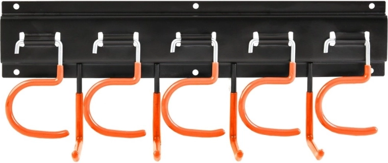 Sturdy steel rail with load capacity up to 30 kg