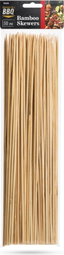 Bamboo barbecue skewers 30 cm, 100 pcs