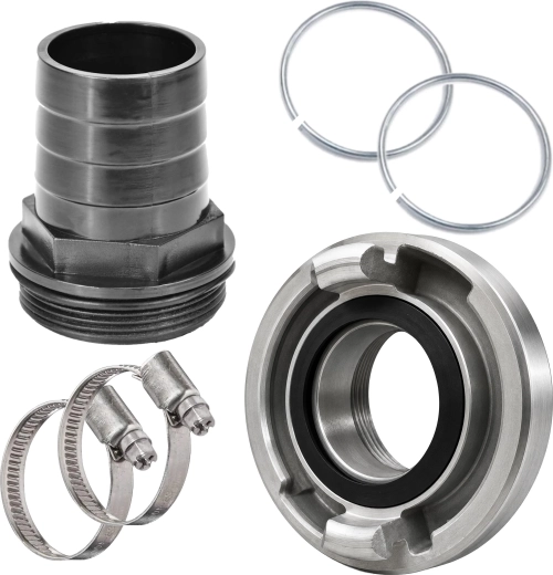 Strong and leak-tight hose connection