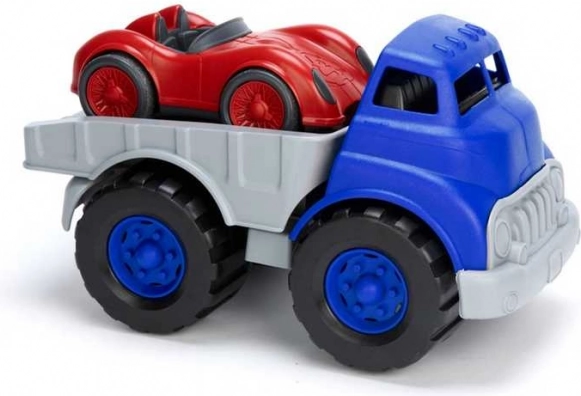 Камион с състезателна кола Green Toys