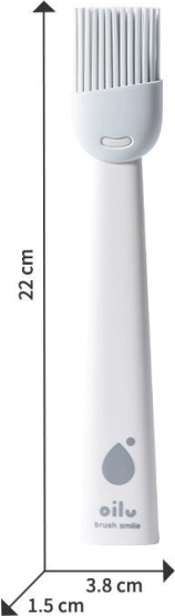 Silicone Brush Oilu White