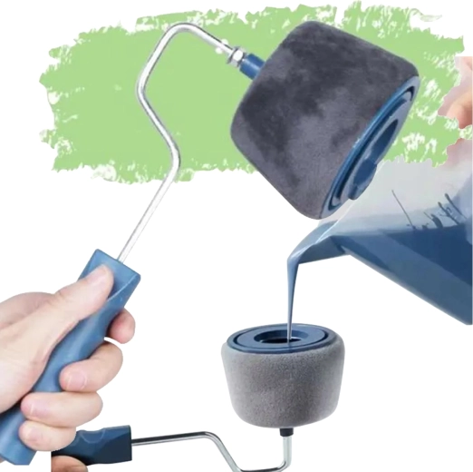 Internal reservoir for smooth, uninterrupted painting