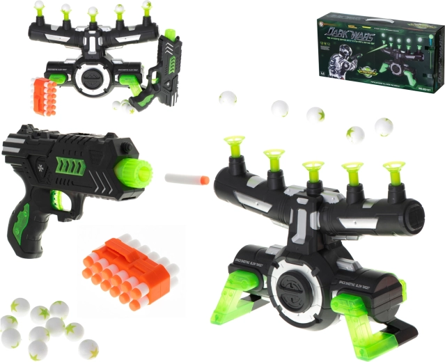 Shooting Game with Levitating Targets DARK WARS – Foam Dart Blaster