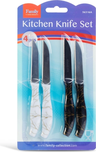 Four knives in the set