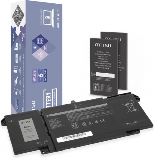 Mitsu 7FMXV Battery for Dell Latitude 5320, 7320, 7420 and 7520