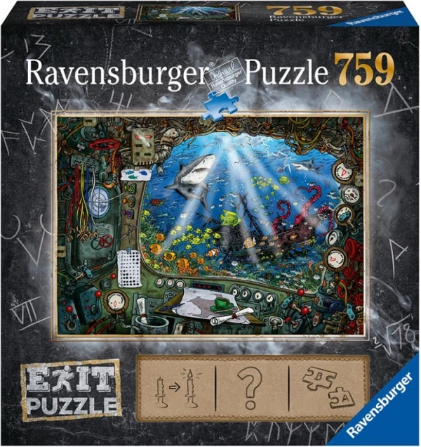 Ravensburger пъзел EXIT: Подводница 759 части