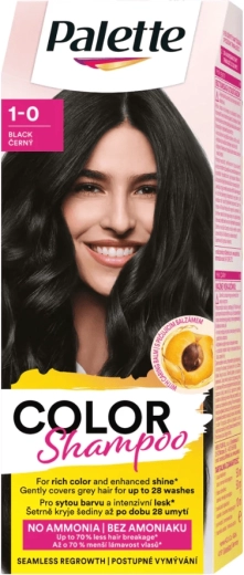 Palette coloring shampoo 1-0 black 50 ml