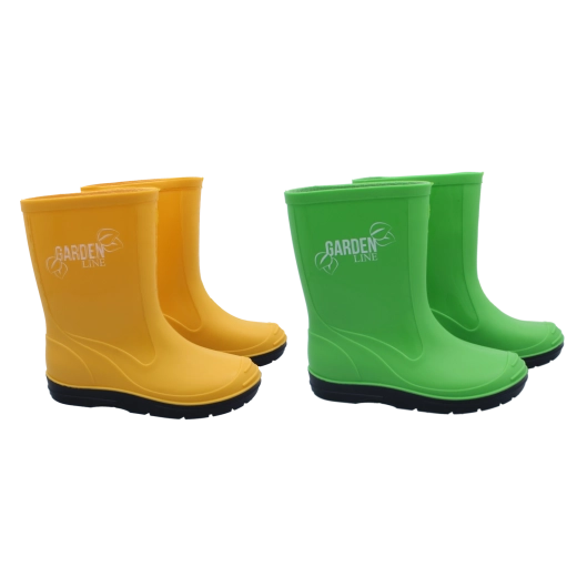 Kids' rain boots size 30, mixed colors