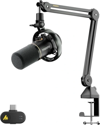 Maono PD200WS dynamic USB/XLR/2.4 GHz microphone (black)