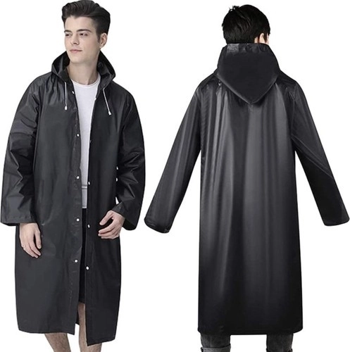 Long cut and hood with drawstrings