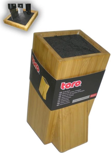 Блок за ножове TORO от бамбук