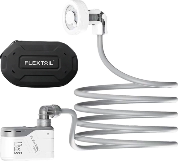 Преносим душ Flextail Max Shower бял