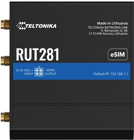 Teltonika RUT281 индустриален мобилен рутер - 1 брой