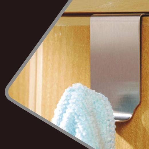 Неръждаема окачваща кукичка за кърпи 4 × 7,2 × 2,5 см