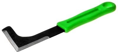 L-shaped weed knife for joints between paving stones