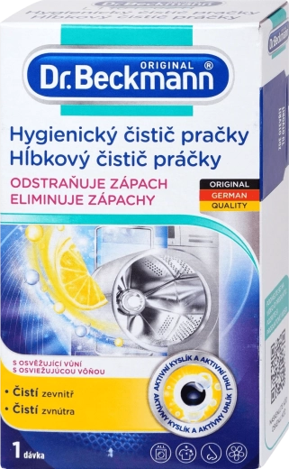 Хигиеничен препарат за почистване на пералня с активен въглен 250 г DR. BECKMANN