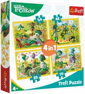 Пъзел 4в1 Семейство ТРЕФЛИКОВИ TREFL