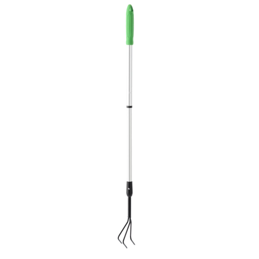 Durable three-prong steel tines