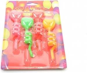 Birthday candles, heart set 9.5 cm