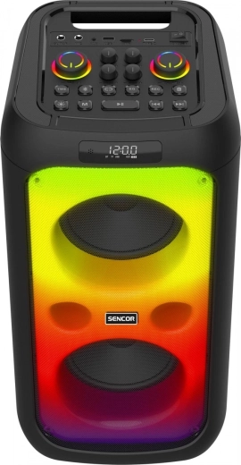 Power up to 100 W and bass equalizer