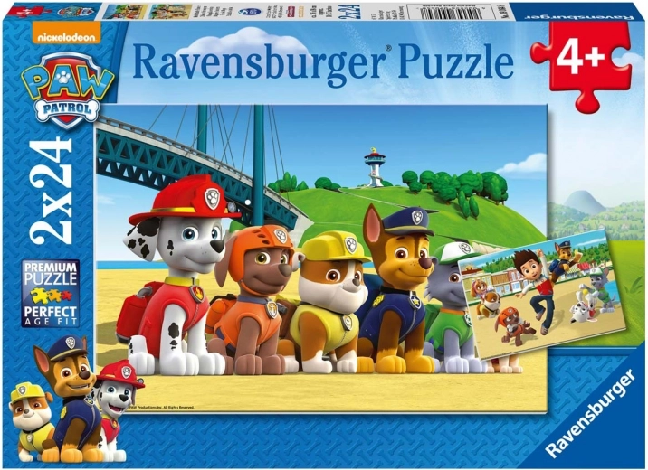 пъзел Ravensburger PAW Patrol (Екип) 2x24 части