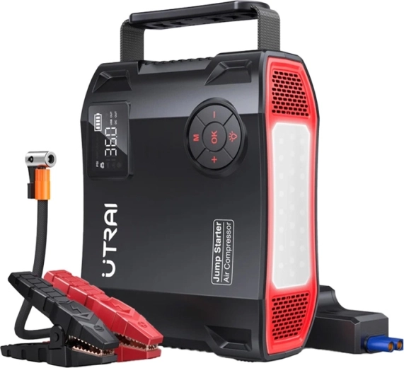 UTRAI JS5 car jump starter booster with compressor
