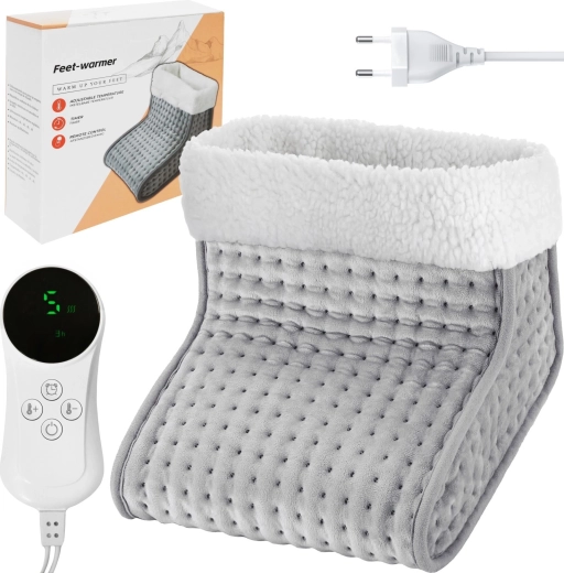 Electric foot warmer – heated boot with controller - 1 piece
