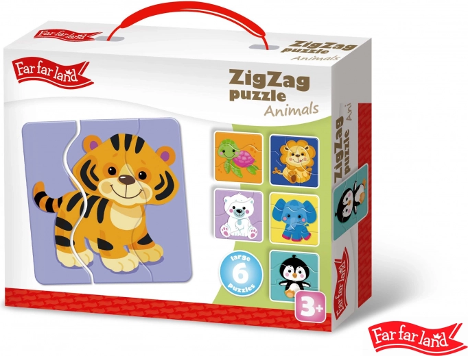 Пъзел ZigZag Животни Far Far Land 6 картинки