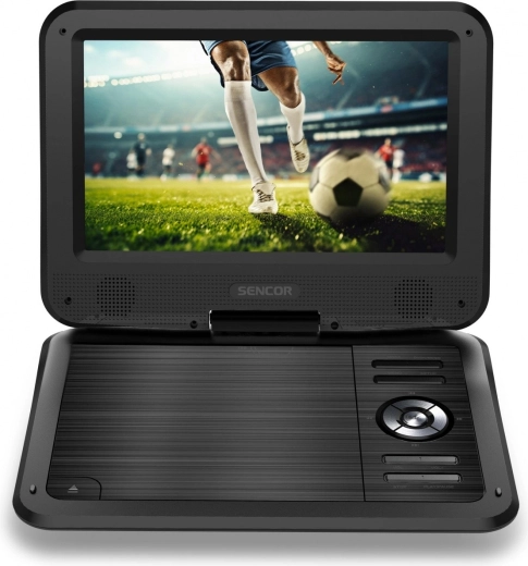 Sencor portable DVD player with 10" swivel LCD display