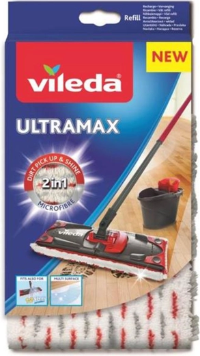 Резервна глава Vileda Ultramax Microfibre 2в1 за твърди подове