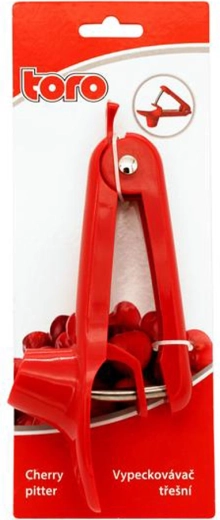 Cherry pitter red plastic 20.5 × 8 × 3 cm