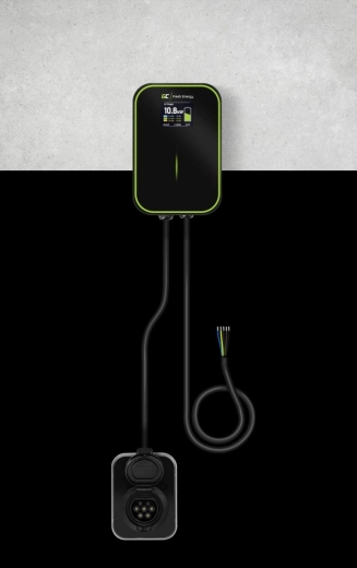 Green Cell GC EV PowerBox wallbox 22 kW with Type 2 socket and RFID