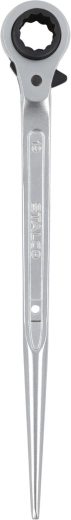 Scaffolding ratchet wrench STALCO CrV 19 x 22
