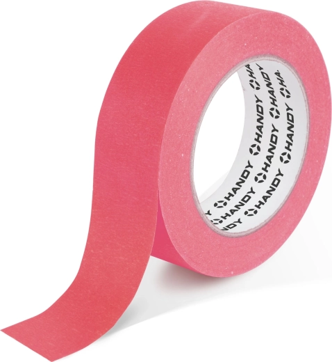Pink outdoor water-based masking tape 50 m × 24 mm