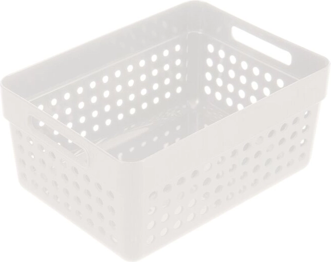 Terra White Storage Basket Organizer 15.5 × 11.5 × 7.3 cm