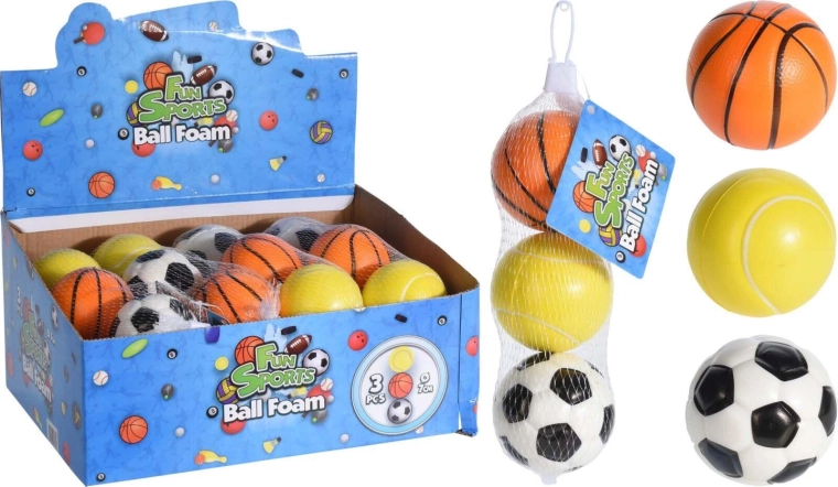 Foam Balls 7 cm – Set of 3
